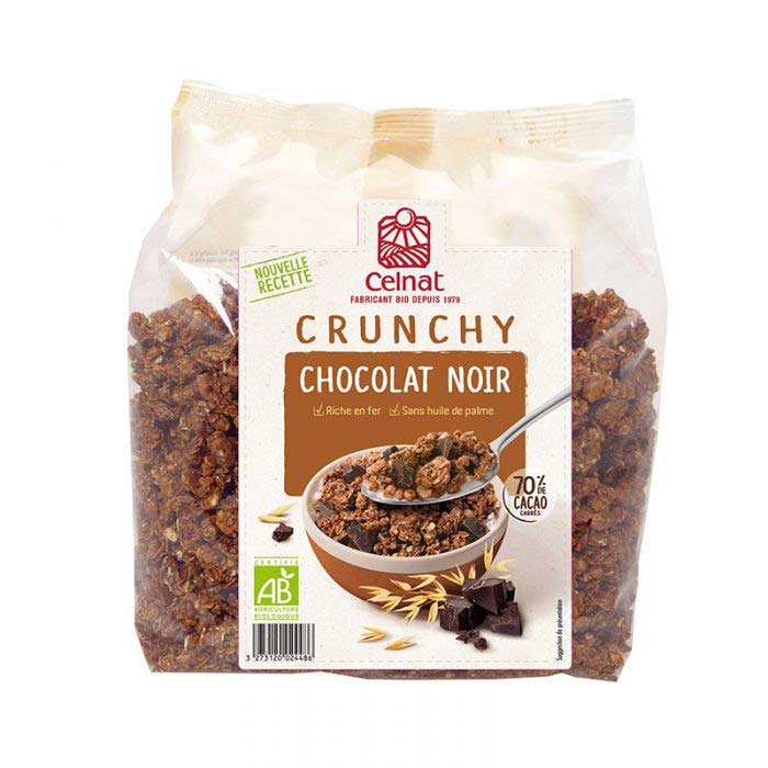 CRUNCHY CHOCO BIO 500GR CELNAT