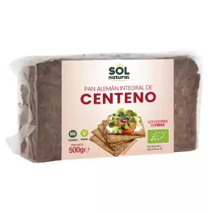 PAN ALEMAN DE CENTENO INTEGRAL 500GR SOL NATURAL