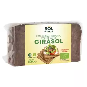 PAN ALEMAN DE PIPAS DE GIRASOL 500GR SOL NATURAL