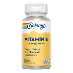 VITAMINA E 268MG 50P SOLARAY
